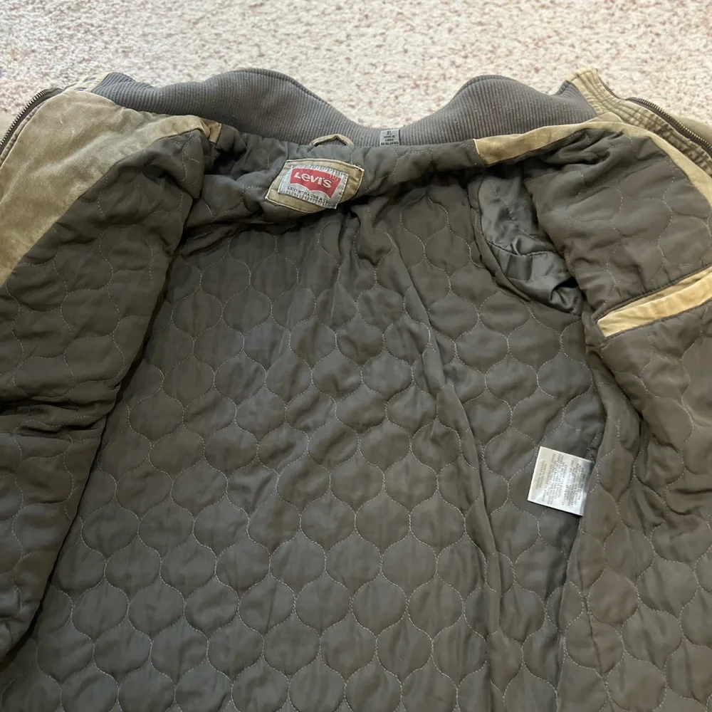 Levi’s Canvas Jacket Coat Mens XL Khaki Utility Military Workwear Chore gorpcore